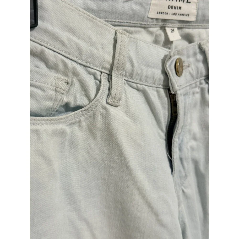 FRAME Denim Jeans Light Wash Le Skinny de  Jeanne 26